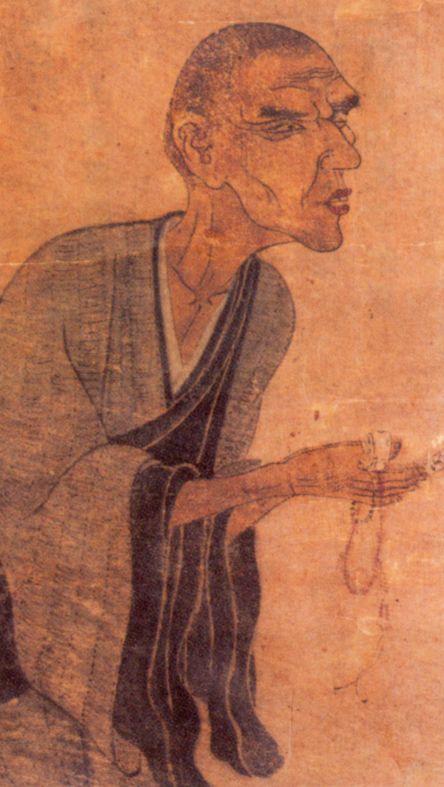 「一遍聖絵」一遍上人画像 清浄光寺 蔵